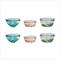 Hello Honey 6-Piece Hand-Blown Confetti Glass Pinch Pot, Multicolor